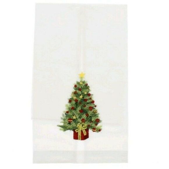 C&F Home Guest Towel - Festive Tree - Picture 1 of 1